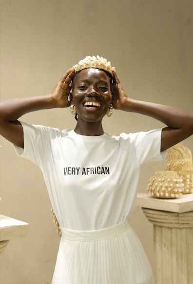 Very African White Unisex T-shirt