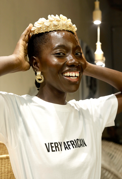 Very African White Unisex T-shirt