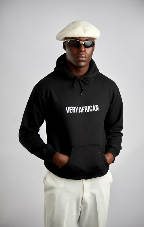 Very African Black Unisex Hoodie